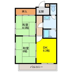 弘輝マンションの物件間取画像